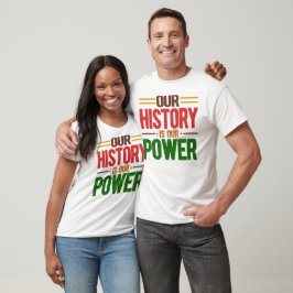 Camiseta Nuestra Historia Es Nuestro Poder
