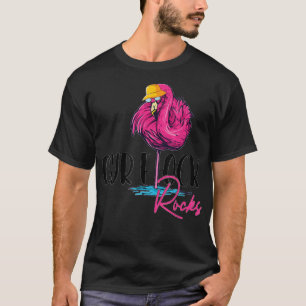 Camiseta Nuestra rebaño roza Flamingo Madre Abuelo