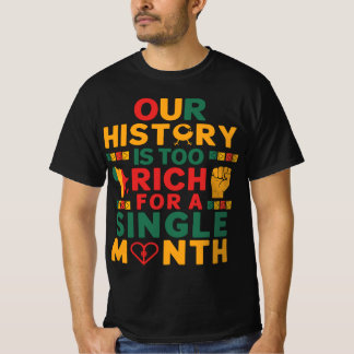 Camiseta Nuestra rica historia celebra el año de la herenci
