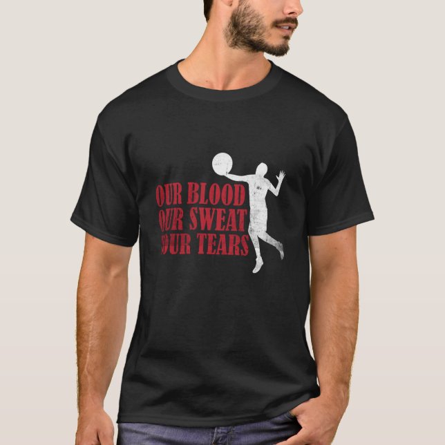 Camiseta Nuestra sangre nuestro en tus lágrimas Voleibol 3 (Anverso)