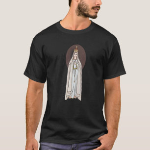 Camiseta Nuestra Señora de Fátima Rosario Oración Santa Ben