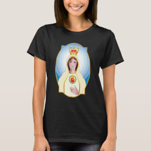 Camiseta Nuestra Señora de Fátima Rosario Oración Santa Ben