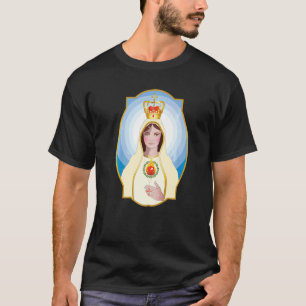 Camiseta Nuestra Señora de Fátima Rosario Oración Santa Mar
