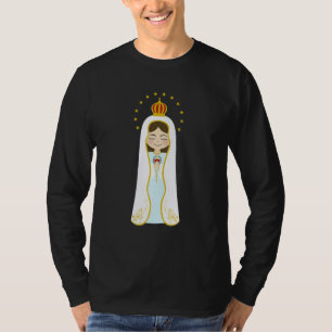 Camiseta Nuestra Señora de Fátima Rosario Oración Santa Mar