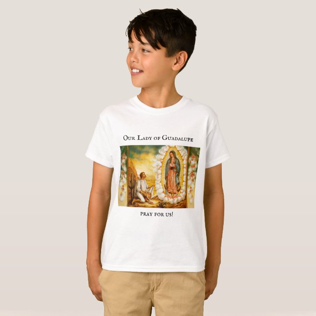 Camiseta Nuestra Señora de Guadalupe (Anverso completo)