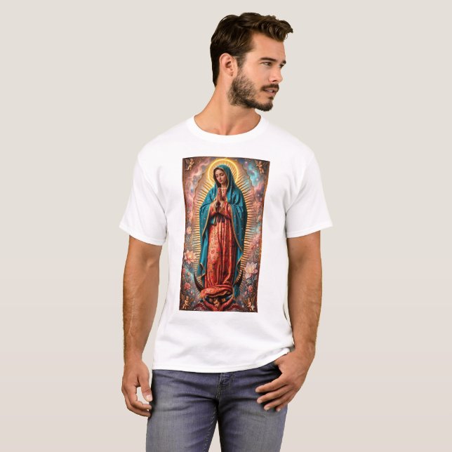 Camiseta Nuestra Señora de Guadalupe  (Anverso completo)
