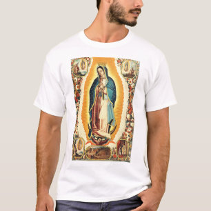 Camiseta Nuestra Señora De Guadalupe Arte Radiante