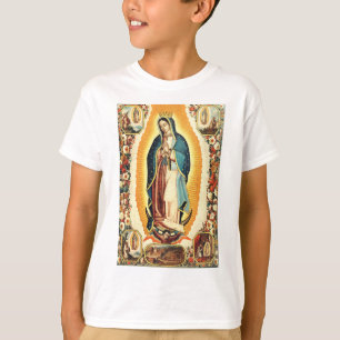Camiseta Nuestra Señora De Guadalupe Arte Radiante