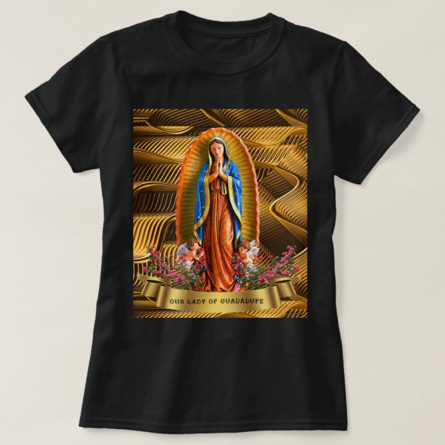 Camiseta Nuestra Señora de Guadalupe México (Diseño del anverso)