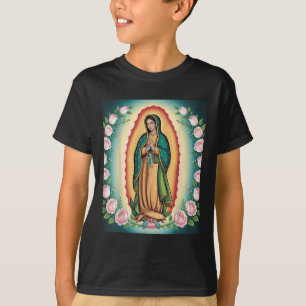 Camiseta Nuestra Señora De Guadalupe Sant María Estampa Tra