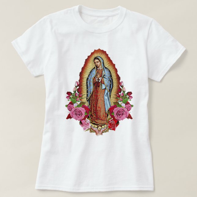Camiseta Nuestra Señora de Guadalupe Santa María (Diseño del anverso)