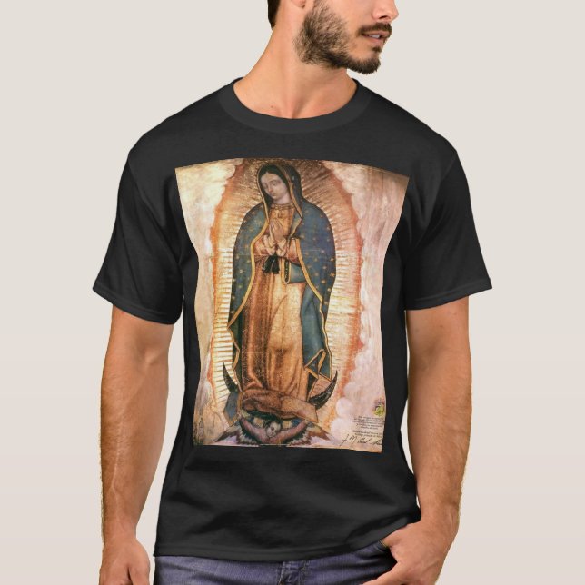 Camiseta Nuestra Señora De Guadalupe Vintage (Anverso)