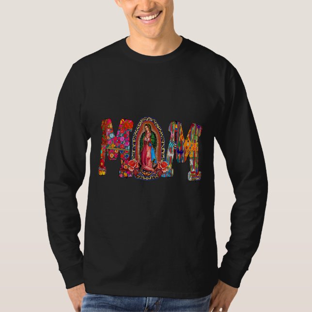 Camiseta Nuestra Señora de Guadalupe Virgen Católica María  (Anverso)