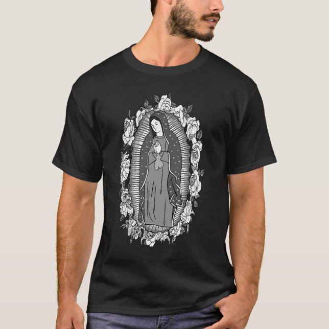 Camiseta Nuestra señora de Guadalupe, VIRGEN DE GUADALUPE (Anverso)