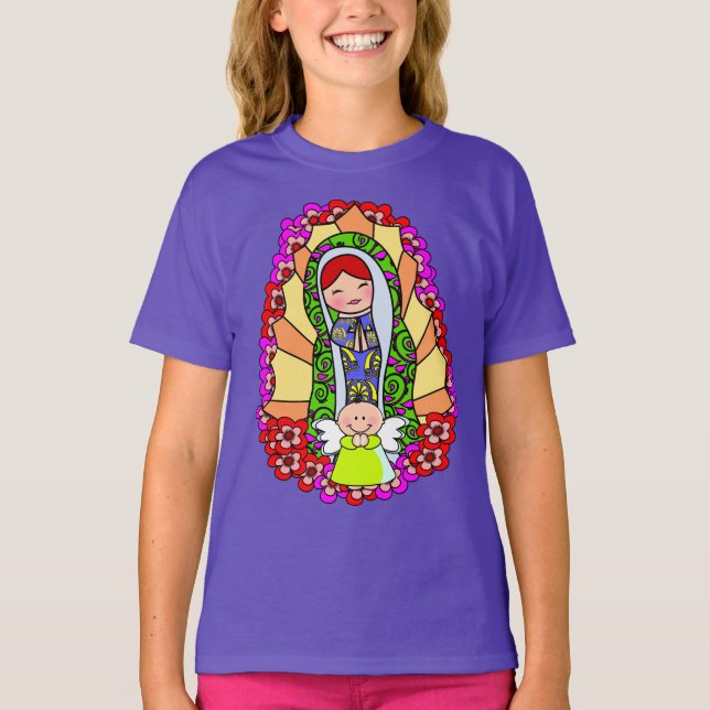 Camiseta Nuestra señora de Guadalupe, VIRGEN DE GUADALUPE (Anverso)