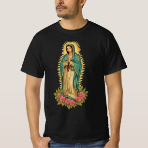 Camiseta Nuestra Señora de Guadalupe : Virgen María Cristia
