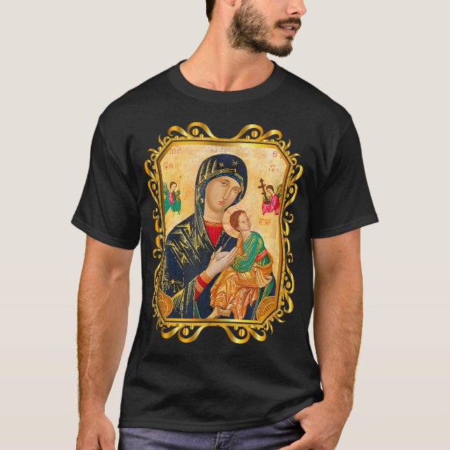 Camiseta Nuestra Señora De La Ayuda Perpetua Bendice A La M (Anverso)