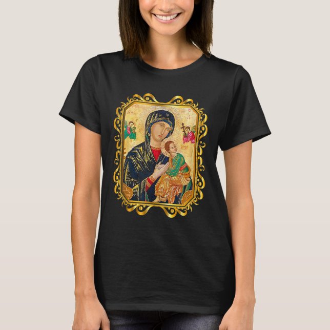 Camiseta Nuestra Señora De La Ayuda Perpetua Bendice A La M (Anverso)