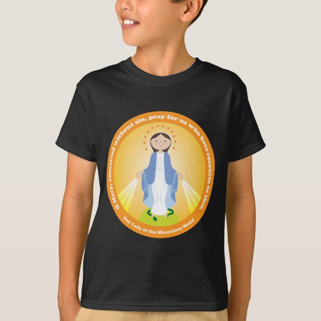 Camiseta Nuestra Señora de la milagrosa Medalla (Anverso)