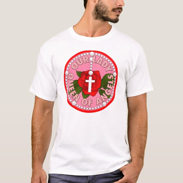 Camiseta Nuestra señora de la reina de ángeles (Anverso)