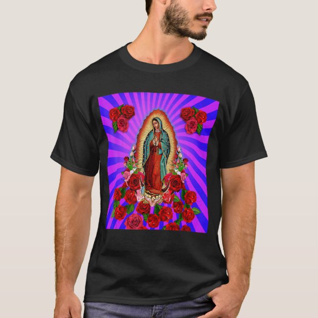 Camiseta Nuestra Señora de la Virgen Guadalupe María México (Anverso)