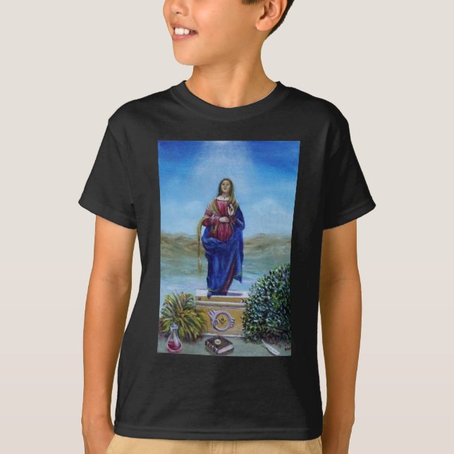 Camiseta NUESTRA SEÑORA DE LIGERA Madonna de inmaculada con (Anverso)