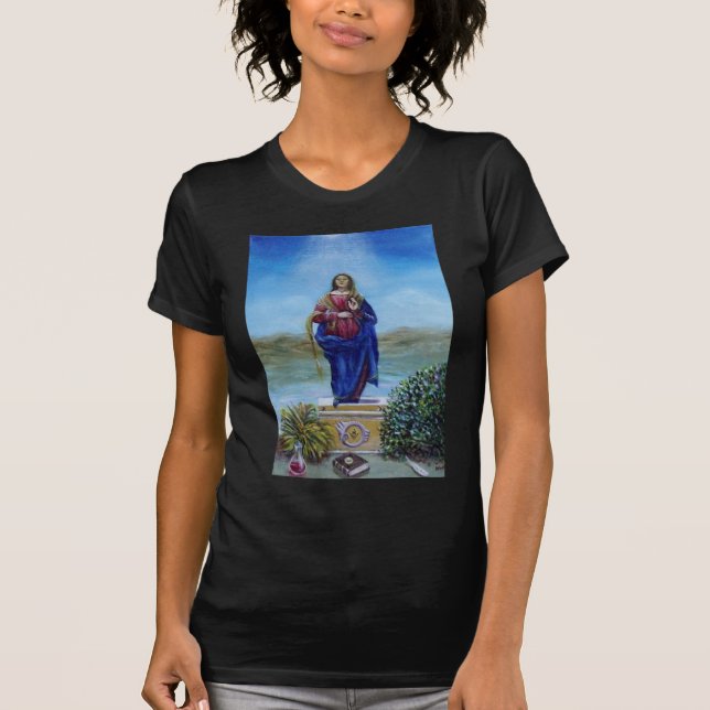 Camiseta NUESTRA SEÑORA DE LIGERA Madonna de inmaculada con (Anverso)