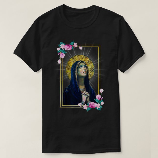 Camiseta Nuestra Señora de los Dolores Dolours Piety Mater  (Diseño del anverso)