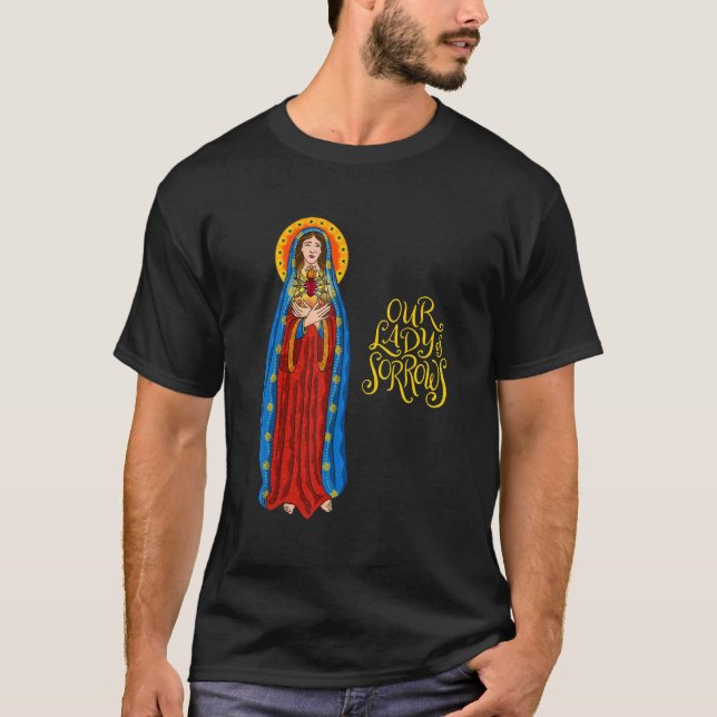 Camiseta Nuestra Señora de los Dolores Siete Dolores Piety  (Anverso)