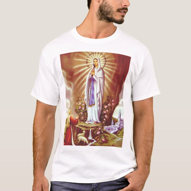 Camiseta Nuestra Señora de Lourdes (Anverso)