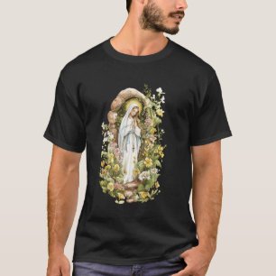 Camiseta Nuestra Señora de Lourdes Inmaculada Madre Bendita