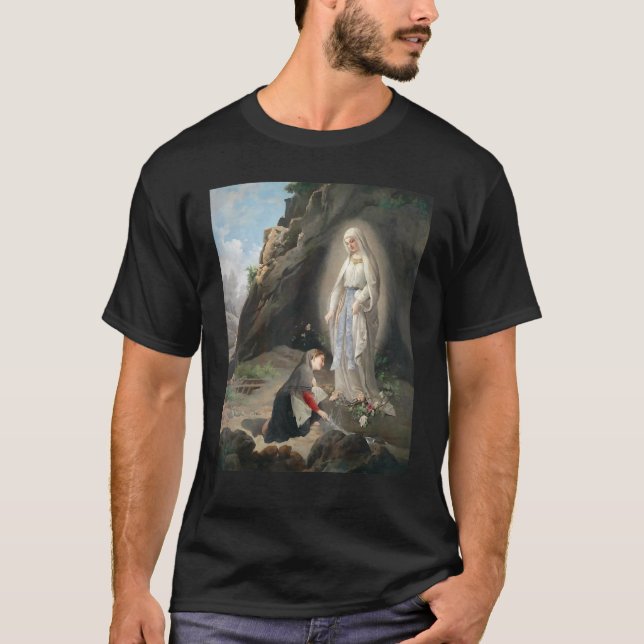 Camiseta Nuestra Señora de Lourdes St Bernadette Inmaculada (Anverso)