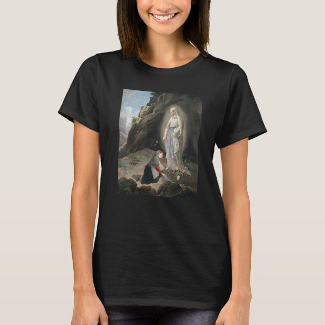 Camiseta Nuestra Señora de Lourdes St Bernadette Inmaculada (Anverso)