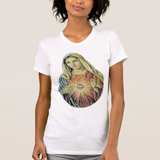 Camiseta Nuestra señora del corazón sagrado (Anverso)