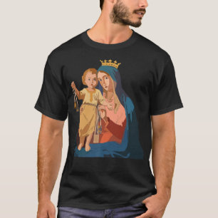 Camiseta Nuestra Señora del Monte Carmel Escapular Santa Te