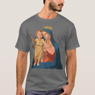 Camiseta Nuestra Señora del Monte Carmel Escapular Santa Te