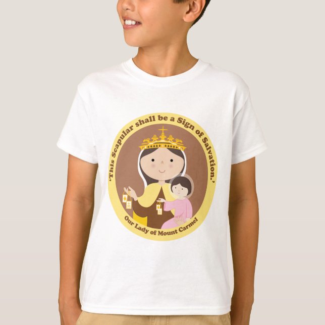 Camiseta Nuestra señora del monte Carmelo (Anverso)