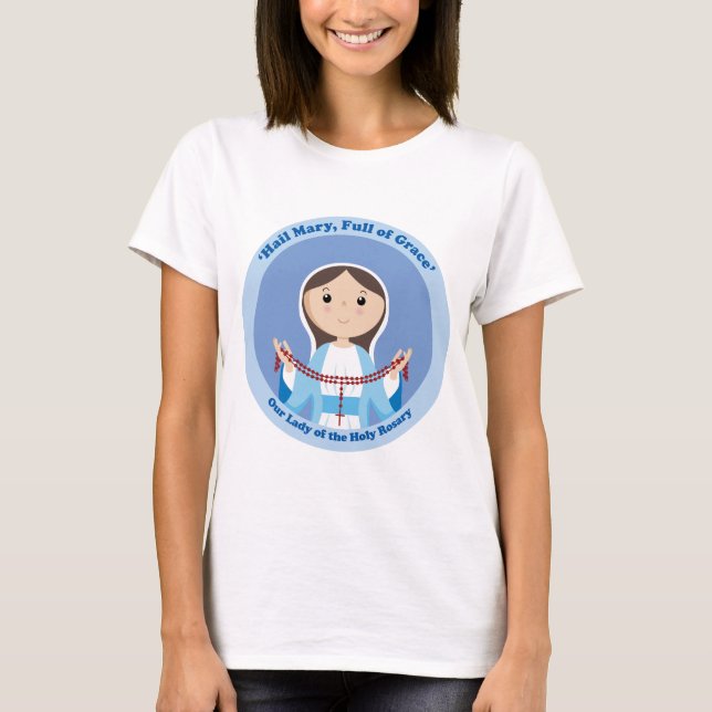 Camiseta Nuestra señora del rosario (Anverso)