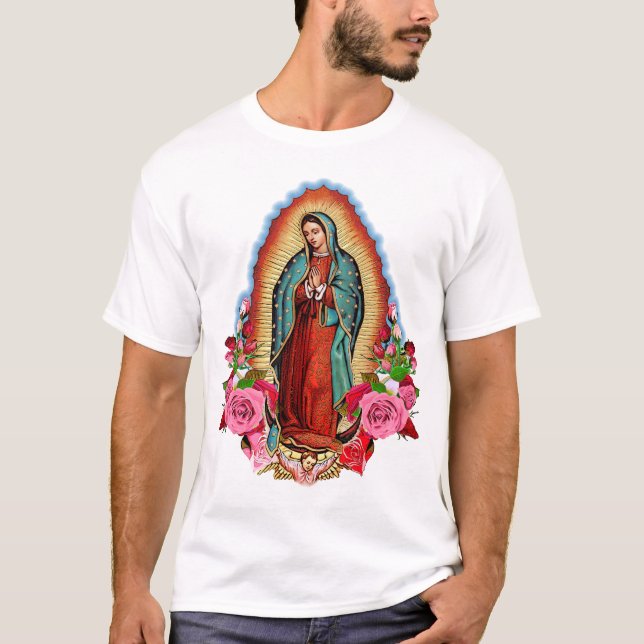 Camiseta Nuestra señora del Virgen María de Guadalupe (Anverso)
