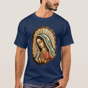 Camiseta Nuestra Señora Virgen de Guadalupe México religios