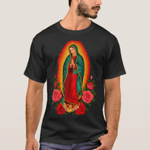 Camiseta Nuestra Señora Virgen De Guadalupe Santa Virgen Ma