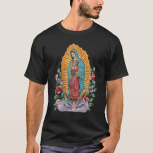 Camiseta Nuestra Señora Virgen De Guadalupe Virgen María Ca