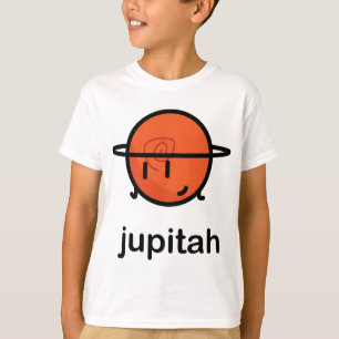 Camiseta Nuestra Sistema Solar gorda grande - Jupitah