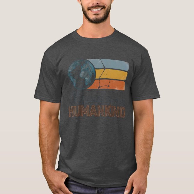 CAMISETA NUESTRA VERDADERA NACIONALIDAD ES HUMANIDAD (Anverso)