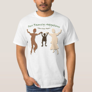 Camiseta Nuestras adopciones de la familia