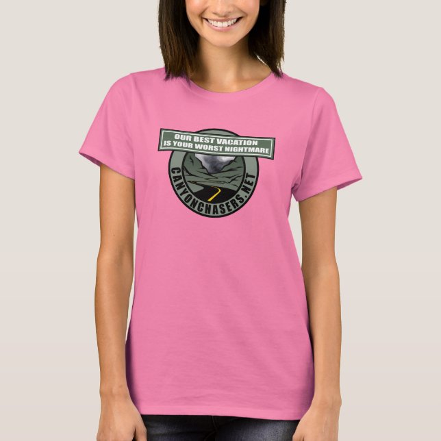 Camiseta Nuestras Mejores Vacaciones Son Su Pesadilla Peor  (Anverso)