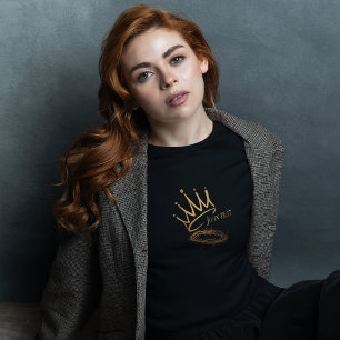 Camiseta NUESTRAS SAVIOSAS REY Navidades Negras Cristianas