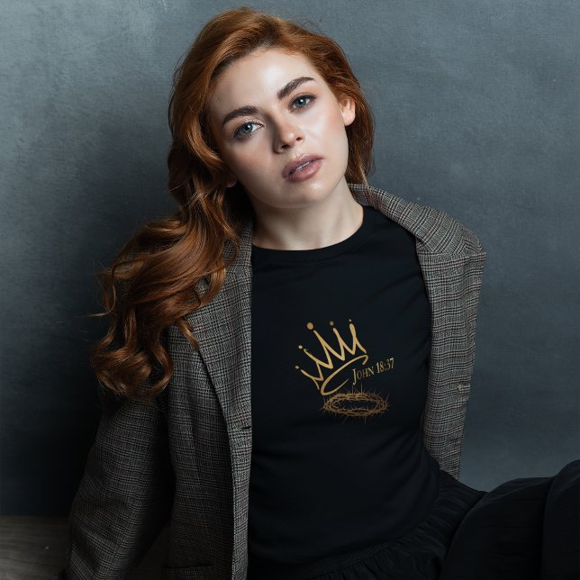 Camiseta NUESTRAS SAVIOSAS REY Navidades Negras Cristianas (Subido por el creador)