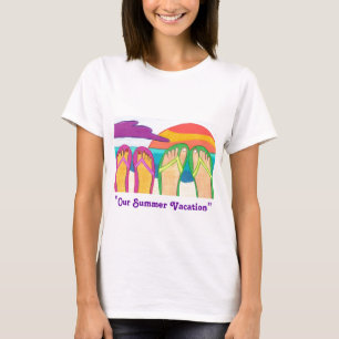 Camiseta Nuestras vacaciones de verano