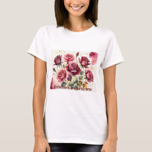 Camiseta Nuestro amor es como una rosa eterna